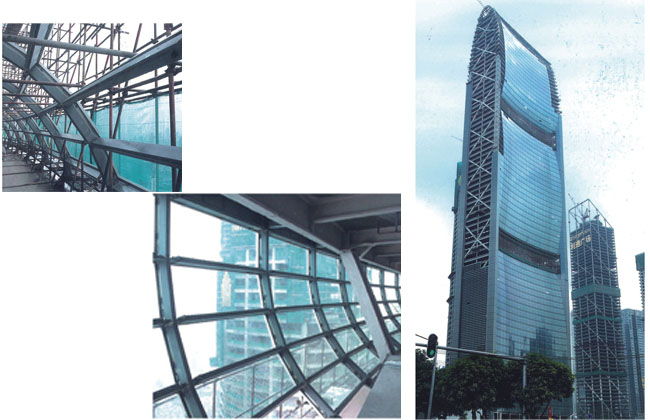 廣州珠江大廈幕墻龍骨工程